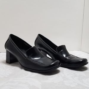 Alfani leather upper dress Simon work heel shoe
